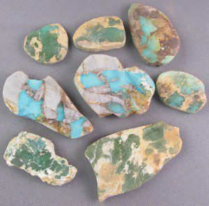 Royston Turquoise from the Royston Mining District from the North of Tonapah, Nevada