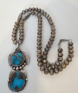 Bisbee Turquoise Pendant