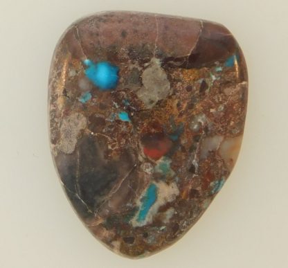 Reverse view of Bisbee Turquoise Cabochon 31 carats