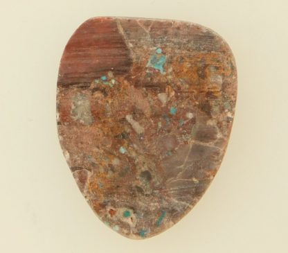 Reverse view of Bisbee Turquoise Cabochon 31 carats