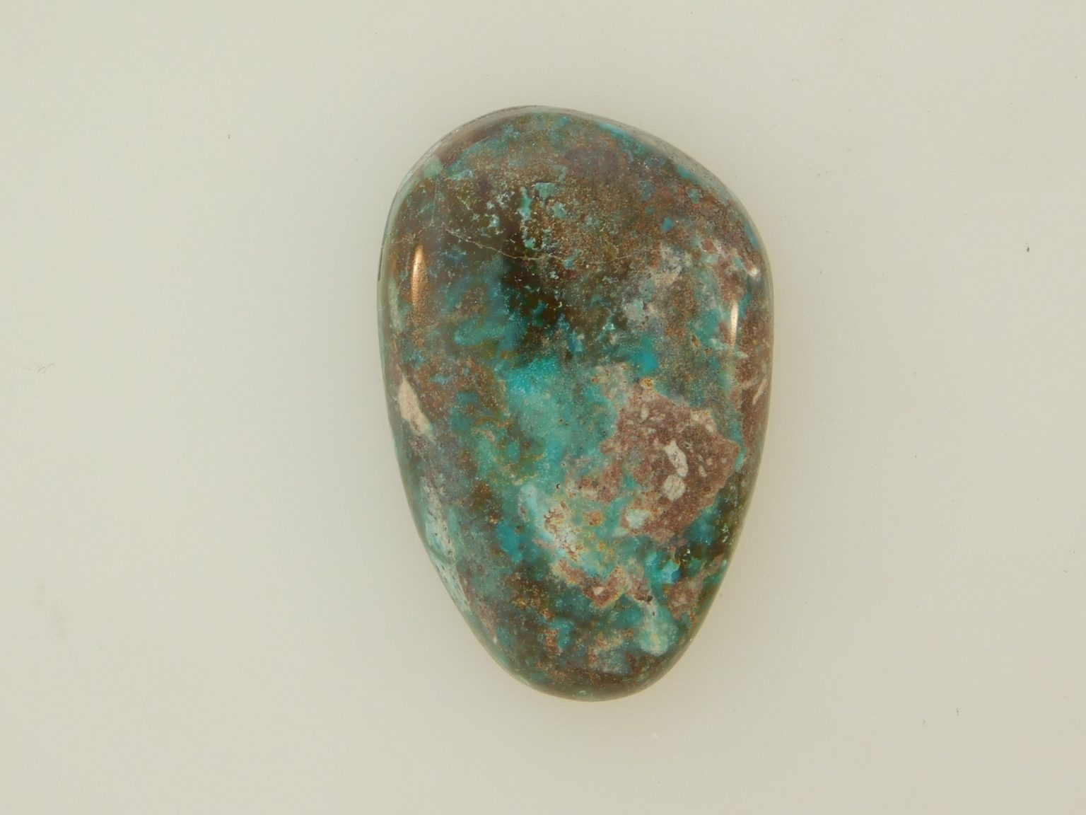Bisbee Blue Turquoise Chocolate Brown Cabochon 30.5 carats