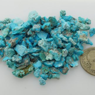 Natural Morenci Turquoise Nuggets and Pieces