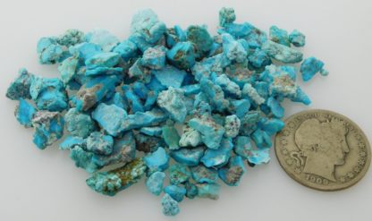 Natural Morenci Turquoise Nuggets and Pieces