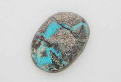 Bisbee Blue Turquoise in Light Jasper 17 carats