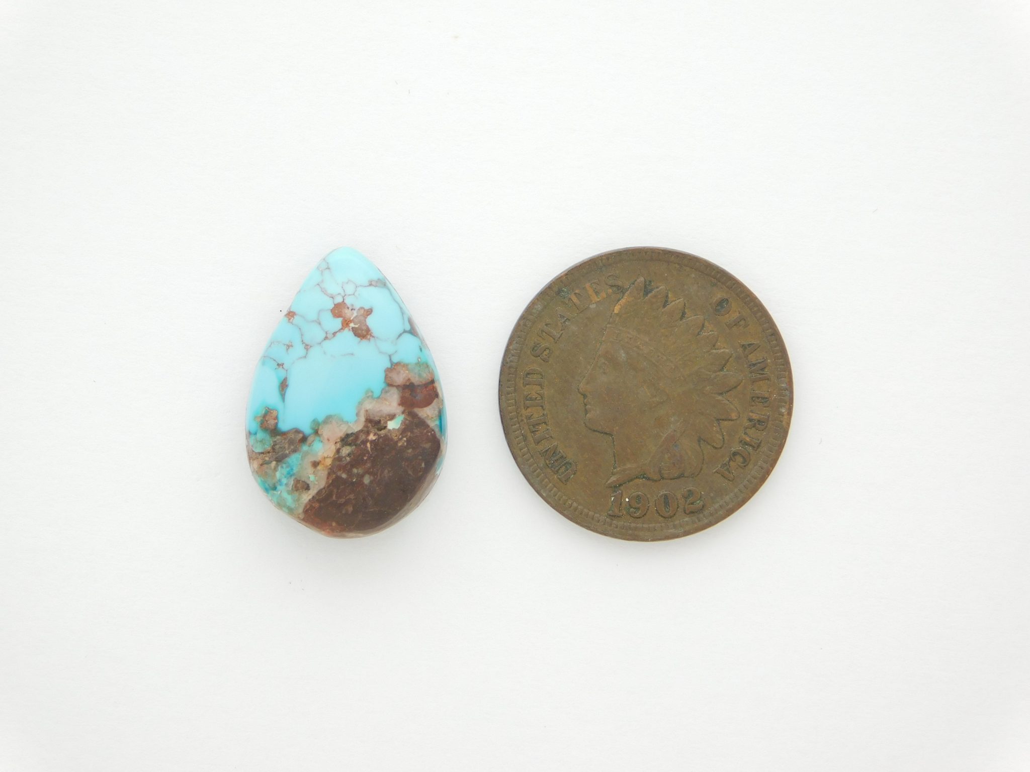 Bisbee Turquoise Cabochon 10 ct.