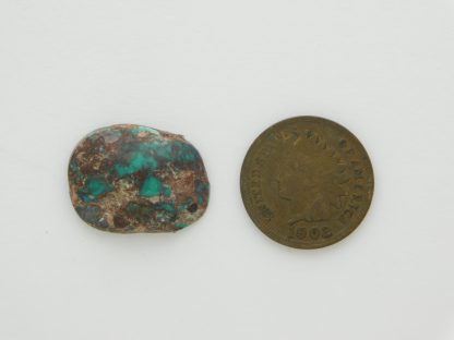 Green Bisbee Turquoise Cabochon 12 cts.