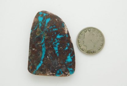 Reverse view of BISBEE TURQUOISE SLAB 114 Carats
