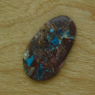 BISBEE TURQUOISE Cabochon w/ Blue Spatters